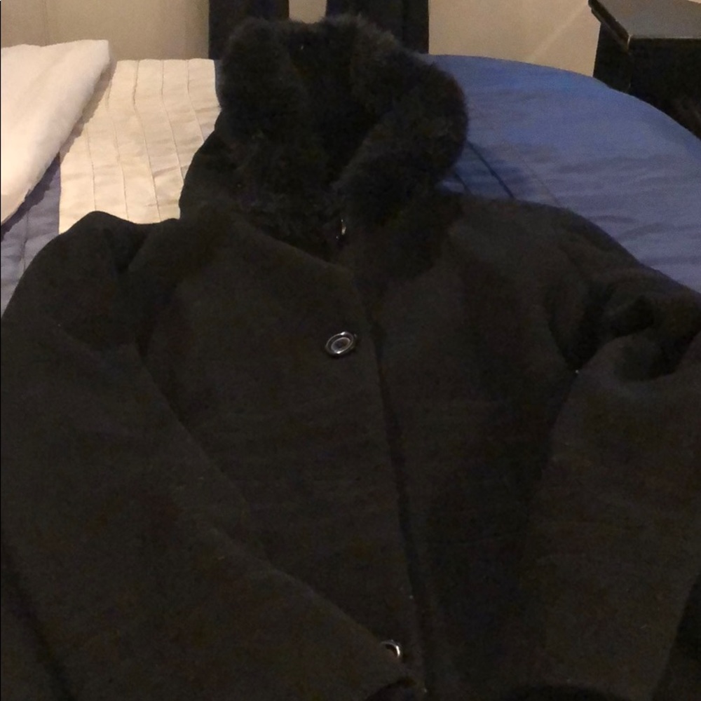 Black dress coat